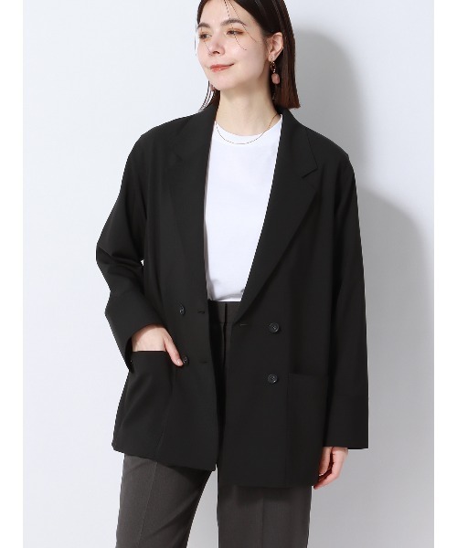 MISTERGENTLEMAN ダブルブレスト半袖　ジャケット　シャツ MISTERGENTLEMAN ダブルブレスト半袖ジャケットシャツ