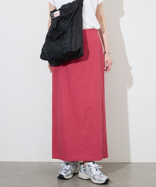 会員様限定 お買い得商品 リネンレーヨンアイラインスカート（スカート）｜SLOBE IENA スカート
