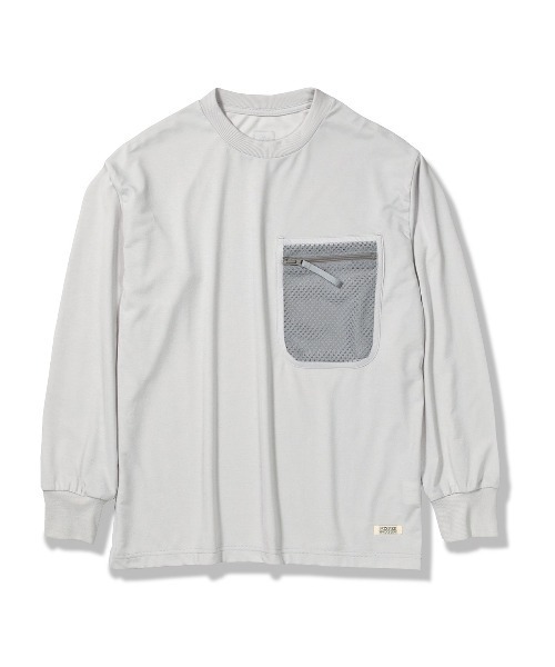 Foxfire(フォックスファイヤー)の「TSベーシックメッシュPKT(Tシャツ/カットソー・メンズ・ブラック/ライトグレー/チャコール・M/L/XL)」の4枚目の写真