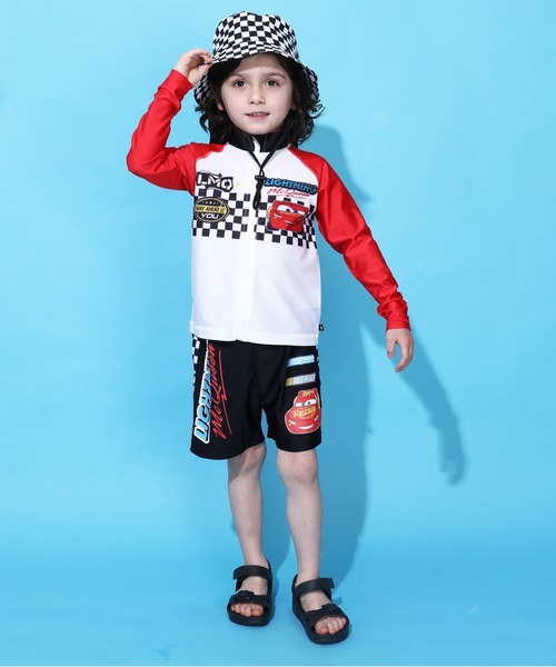 Disney（ディズニー）の「ディズニー カーズ 水着ハーフパンツ 0436K（トップス別売り）（水着・キッズ・レッド系9・90cm/110cm/100cm/120cm/130cm）」の6枚目の写真