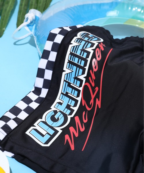 Disney（ディズニー）の「ディズニー カーズ 水着ハーフパンツ 0436K（トップス別売り）（水着・キッズ・レッド系9・90cm/110cm/100cm/120cm/130cm）」の4枚目の写真