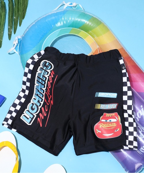 Disney（ディズニー）の「ディズニー カーズ 水着ハーフパンツ 0436K（トップス別売り）（水着・キッズ・レッド系9・90cm/110cm/100cm/120cm/130cm）」の2枚目の写真