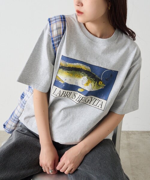 UNISEX】レトロ魚TEE（Tシャツ/カットソー）｜CIAOPANIC TYPY