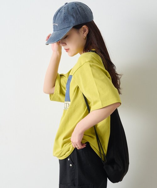 CIAOPANIC TYPY（チャオパニックティピー）の「【UNISEX】レトロ魚TEE（Tシャツ/カットソー・レディース・ホワイト/イエロー/グレー/チャコールグレー・MEDIUM/LARGE）」の20枚目の写真