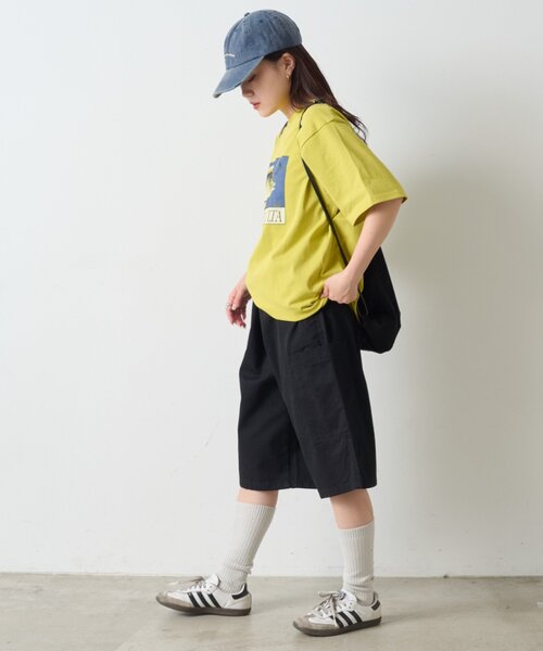 CIAOPANIC TYPY（チャオパニックティピー）の「【UNISEX】レトロ魚TEE（Tシャツ/カットソー・レディース・ホワイト/イエロー/グレー/チャコールグレー・MEDIUM/LARGE）」の16枚目の写真