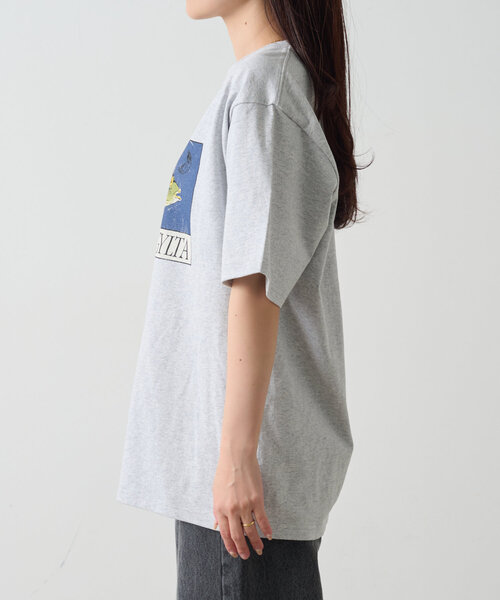 CIAOPANIC TYPY（チャオパニックティピー）の「【UNISEX】レトロ魚TEE（Tシャツ/カットソー・レディース・ホワイト/イエロー/グレー/チャコールグレー・MEDIUM/LARGE）」の12枚目の写真