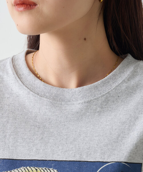 CIAOPANIC TYPY（チャオパニックティピー）の「【UNISEX】レトロ魚TEE（Tシャツ/カットソー・レディース・ホワイト/イエロー/グレー/チャコールグレー・MEDIUM/LARGE）」の10枚目の写真