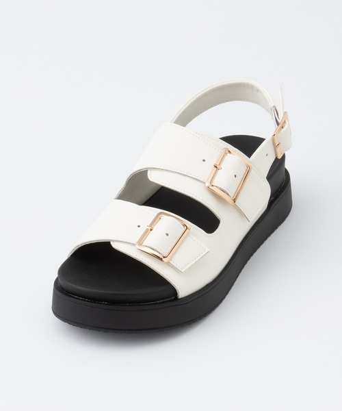 Honeys（ハニーズ）の「バックバンドサンダル（サンダル・レディース・ブラック/ダークブラウン/アイボリー・LL/S/M/L）」の13枚目の写真