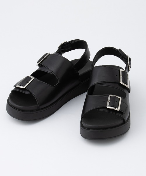 Honeys（ハニーズ）の「バックバンドサンダル（サンダル・レディース・ブラック/ダークブラウン/アイボリー・LL/S/M/L）」の15枚目の写真