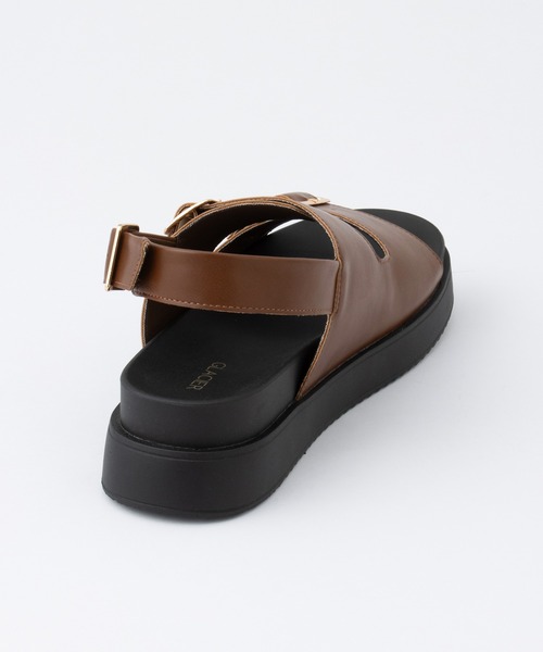 Honeys（ハニーズ）の「バックバンドサンダル（サンダル・レディース・ブラック/ダークブラウン/アイボリー・LL/S/M/L）」の20枚目の写真