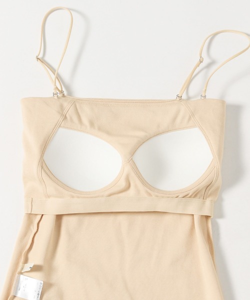 mysty woman（ミスティウーマン）の「モールドカップ付きインナーキャミソール２　497419（キャミソール・レディース・オフホワイト/ブラック/ベージュ/ダークブラウン・FREE）」の14枚目の写真