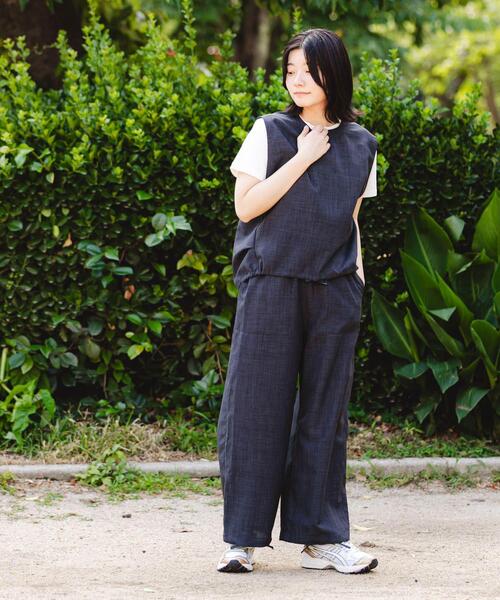 EKAL（エカル）の「『UR TECH DRYLUXE』『吸水速乾/UVカット』ハイツイストイージートラウザー（その他パンツ・レディース・チャコールグレー/モカ/ネイビー・ONE）」の15枚目の写真