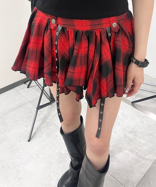 BODYLINE パンクチェックミニスカート パンクチェックミニスカート – WEGO ONLINE STORE