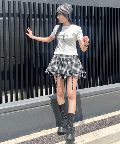 BODYLINE パンクチェックミニスカート パンクチェックミニスカート – WEGO ONLINE STORE