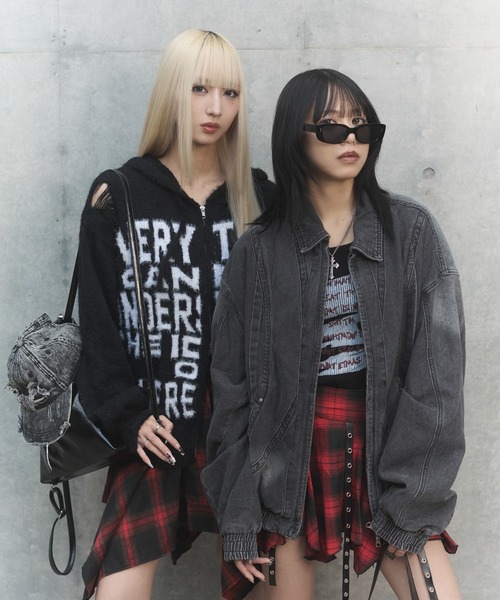 パンクイレヘムチェックスカパン（スカート）｜Figments（フィグメンツ