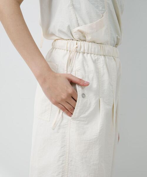 F by ROSSO（エフバイロッソ）の「F by ROSSO　撥水ナイロンイージーパンツ（その他パンツ・レディース・アイボリー/ピンク/ブラウン・36/38）」の9枚目の写真