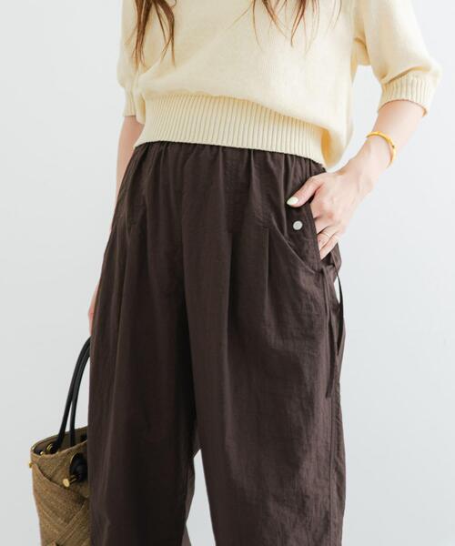 F by ROSSO（エフバイロッソ）の「F by ROSSO　撥水ナイロンイージーパンツ（その他パンツ・レディース・アイボリー/ピンク/ブラウン・36/38）」の13枚目の写真