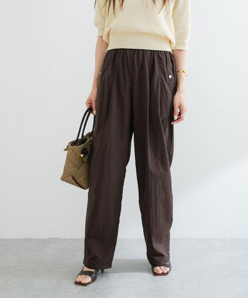 F by ROSSO（エフバイロッソ）の「F by ROSSO　撥水ナイロンイージーパンツ（その他パンツ・レディース・アイボリー/ピンク/ブラウン・36/38）」の14枚目の写真