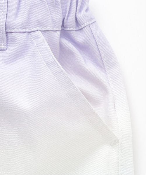 mezzo piano（メゾピアノ）の「クラデーション・デニム　フロントZIPショートパンツ（デニムパンツ・キッズ・ミント/サックスブルー/ピンク・140cm/130cm/120cm/110cm）」の5枚目の写真