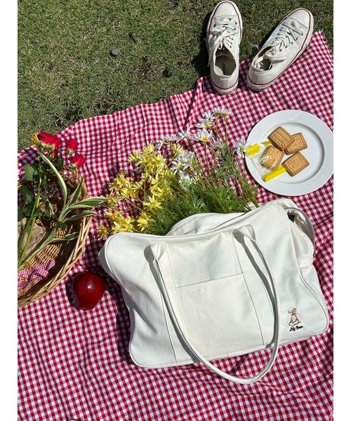 LILY BROWN トラベルボストンバッグ USAGI ONLINE/ZOZOTOWN限定】Lily Bearトラベルボストンバッグ