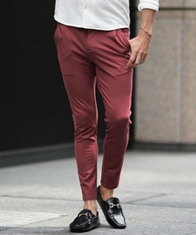 超!!!ストレッチスキニーパンツ メンズ 360度伸縮 タック入り パンツ ブラック ボトムス 春服