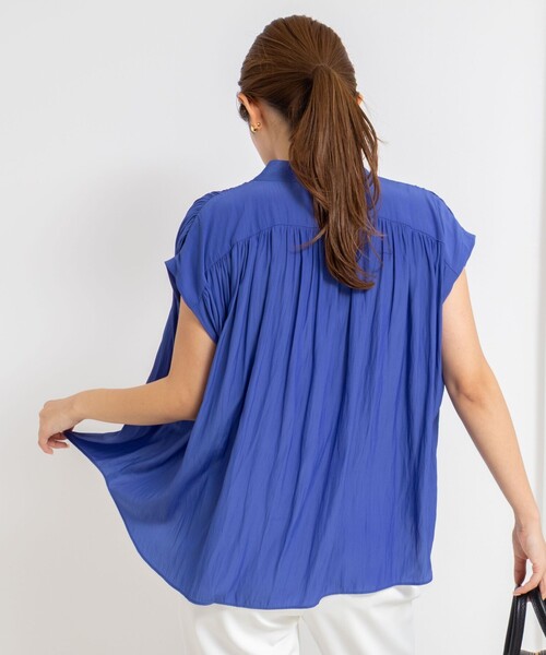 NOLLEY’S(ノーリーズ)の「《セットアップ対応》ウォッシャブルツイルイージーテーパードパンツ(その他パンツ・レディース・ホワイト/ネイビー/ブラック・34/40/38/36)」の11枚目の写真