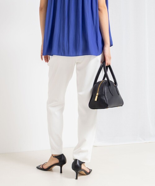 NOLLEY’S(ノーリーズ)の「《セットアップ対応》ウォッシャブルツイルイージーテーパードパンツ(その他パンツ・レディース・ホワイト/ネイビー/ブラック・34/40/38/36)」の13枚目の写真