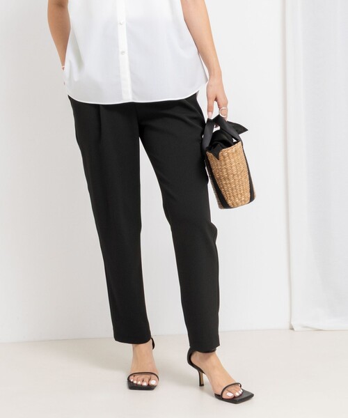 NOLLEY’S(ノーリーズ)の「《セットアップ対応》ウォッシャブルツイルイージーテーパードパンツ(その他パンツ・レディース・ホワイト/ネイビー/ブラック・34/40/38/36)」の17枚目の写真