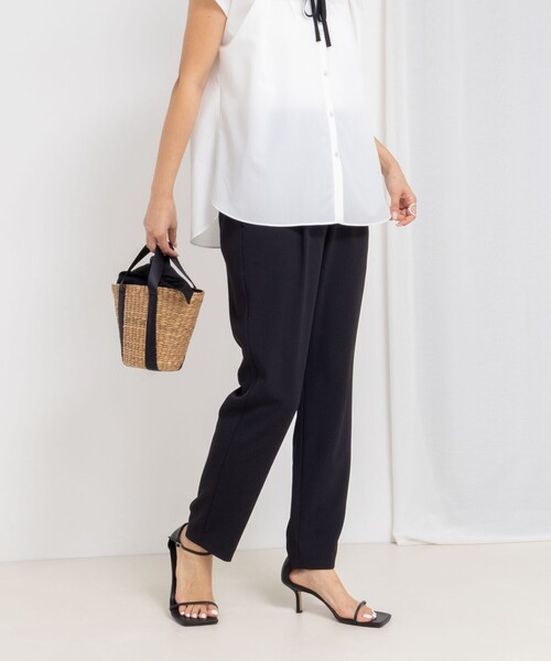 NOLLEY’S(ノーリーズ)の「《セットアップ対応》ウォッシャブルツイルイージーテーパードパンツ(その他パンツ・レディース・ホワイト/ネイビー/ブラック・34/40/38/36)」の20枚目の写真