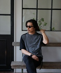 alvana | 【alvana】SUMMER WOOL FR TEE SHIRTS / グレー [ALV-001(Tシャツ/カットソー)