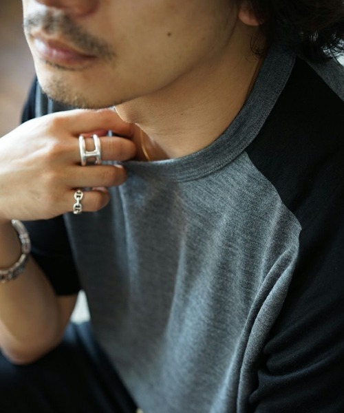 alvana（アルヴァナ）の「【alvana】SUMMER WOOL FR TEE SHIRTS / グレー [ALV-001（Tシャツ/カットソー・メンズ・グレー・L/M）」の6枚目の写真