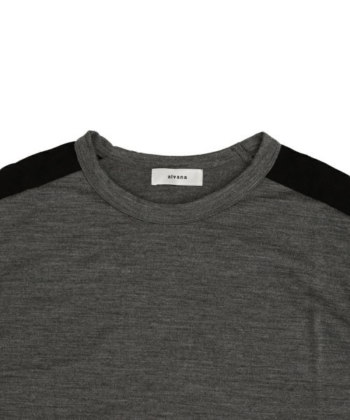 alvana（アルヴァナ）の「【alvana】SUMMER WOOL FR TEE SHIRTS / グレー [ALV-001（Tシャツ/カットソー・メンズ・グレー・L/M）」の10枚目の写真