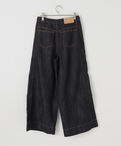 デニム・ジーパン ORR 790 Wide Denim セール】ORR/オル Pleated Wide-leg Denim Jeans(デニムパンツ