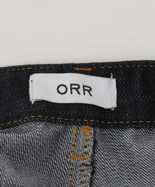 セール】ORR/オル Pleated Wide-leg Denim Jeans（デニムパンツ