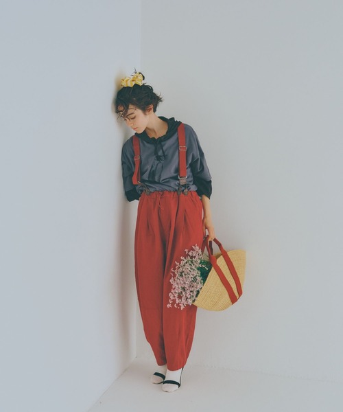 studio CLIP(スタディオクリップ)の「【UVカット・汗染み防止】アソートアニマルプリントTシャツ(Tシャツ/カットソー・レディース・スモーク/ピンク/グリーン/ベージュ/ブルー/ナチュラル・LARGE/MEDIUM)」の7枚目の写真