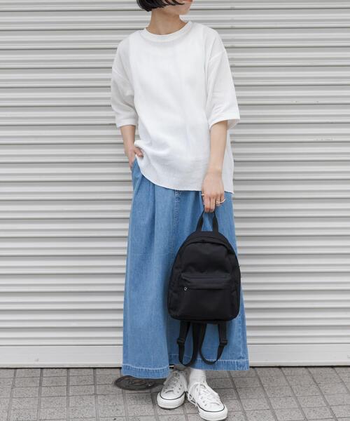 FORK&SPOON（フォークアンドスプーン）の「FORK&SPOON　メッシュ5分袖プルオーバー（Tシャツ/カットソー・レディース・ブラック/オフホワイト/ブラウン・1）」の13枚目の写真