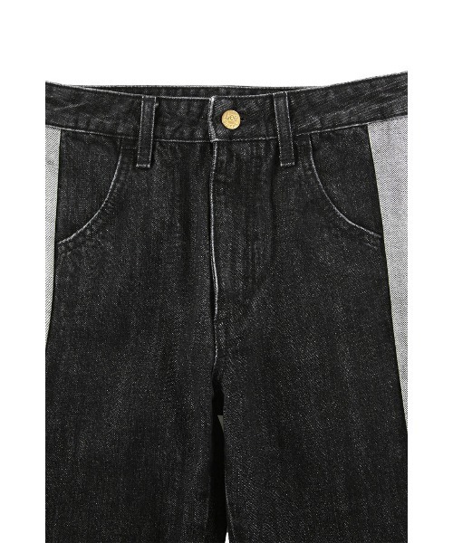 ALEXIA STAM（アリシアスタン）の「[Lee x ALEXIA STAM] Bell Bottom Denim Pants /Leeコラボ ベルボトムデニム（デニムパンツ・レディース・ブラック/ライトブルー・XS/S/M）」の16枚目の写真