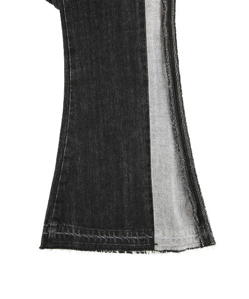 ALEXIA STAM（アリシアスタン）の「[Lee x ALEXIA STAM] Bell Bottom Denim Pants /Leeコラボ ベルボトムデニム（デニムパンツ・レディース・ブラック/ライトブルー・XS/S/M）」の19枚目の写真