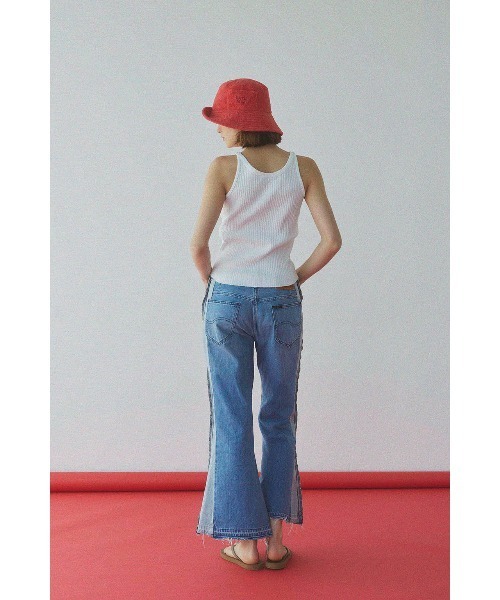 新品☆ALEXIASTAM×Lee デニムオーバーオール Lee x ALEXIA STAM] Studded Overalls | ALEXIA STAM