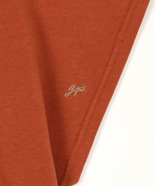 Grand PARK（グランドパーク）の「ワンポイント刺繍 ドルマンTシャツ（Tシャツ/カットソー・レディース・チャコールグレー/カーキ/ホワイト/テラコッタ・FREE）」の13枚目の写真