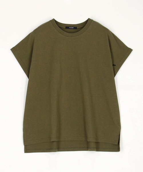 Grand PARK（グランドパーク）の「ワンポイント刺繍 ドルマンTシャツ（Tシャツ/カットソー・レディース・チャコールグレー/カーキ/ホワイト/テラコッタ・FREE）」の8枚目の写真