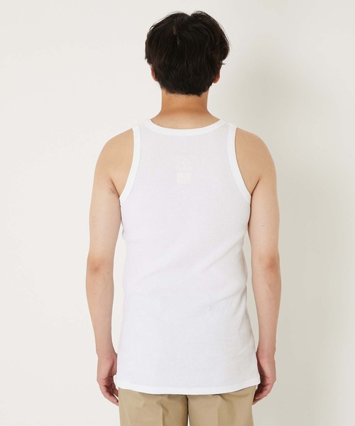 HOLLYWOOD RANCH MARKET(ハリウッドランチマーケット)の「Hanes x HRM /EXCLUSIVE 2 PACK Tシャツ & タンクトップ(Tシャツ/カットソー・メンズ・ブラック/ホワイト・S/M/L/XL/XS/XXL)」の17枚目の写真