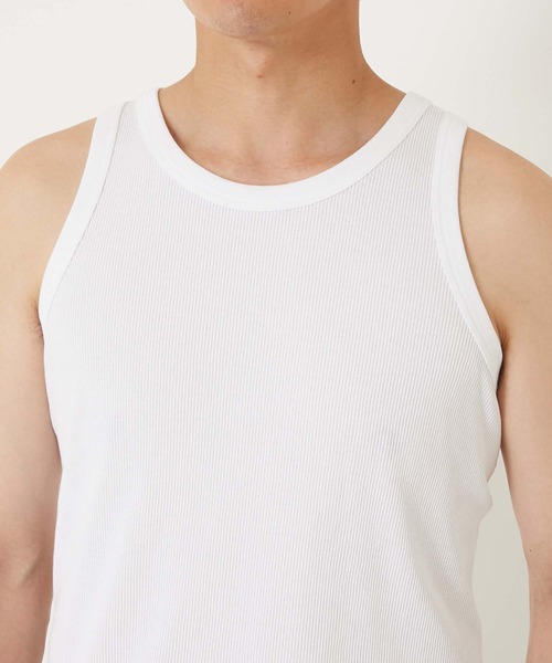 HOLLYWOOD RANCH MARKET(ハリウッドランチマーケット)の「Hanes x HRM /EXCLUSIVE 2 PACK Tシャツ & タンクトップ(Tシャツ/カットソー・メンズ・ブラック/ホワイト・S/M/L/XL/XS/XXL)」の18枚目の写真