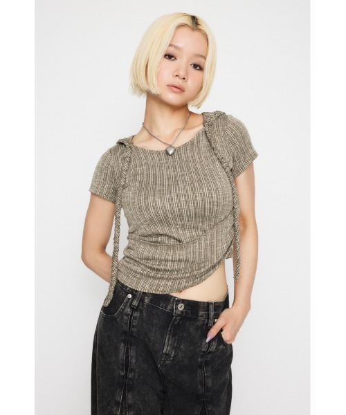パーカー HOODIE BRAID トップス レディース HOODIE BRAID トップス（パーカー）｜LAGUA GEM（ラグアジェム