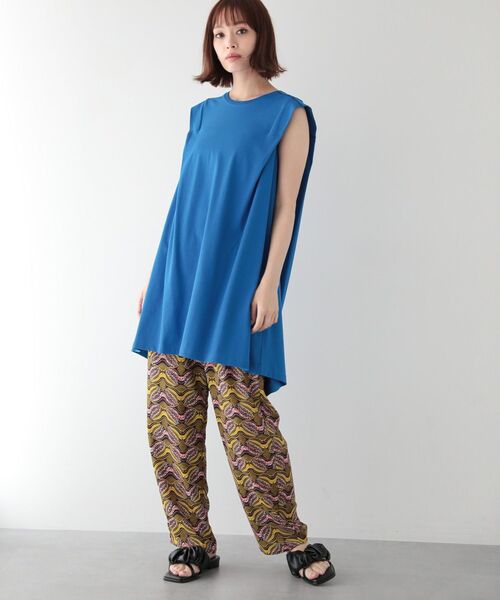 Green　Parks（グリーンパークス）の「柄イージーパンツⅢ(テーパード)（その他パンツ・レディース・グリーン/ベージュ/ブルー/イエロー・FREE）」の16枚目の写真