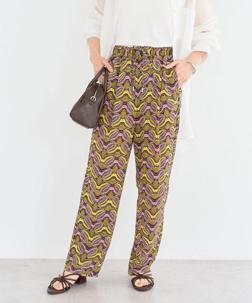 Green　Parks（グリーンパークス）の「柄イージーパンツⅢ(テーパード)（その他パンツ・レディース・グリーン/ベージュ/ブルー/イエロー・FREE）」の19枚目の写真