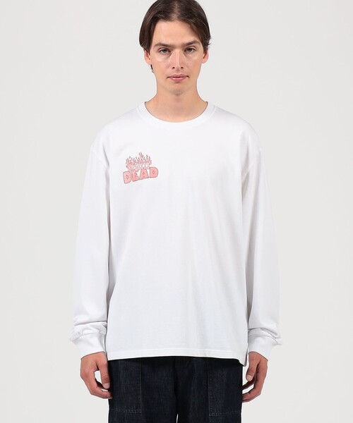 BRAIN DEAD（ブレインデット）の「BRAIN DEAD JUDGEMENT ロングスリーブカットソー（Tシャツ/カットソー・メンズ・ホワイト・L/M）」の3枚目の写真