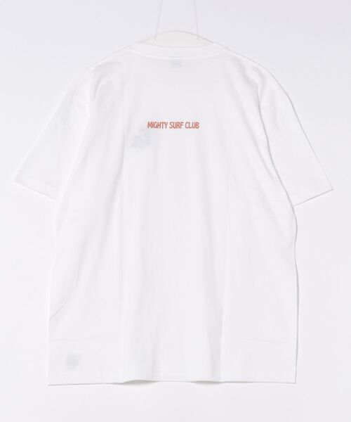ムラサキスポーツ(ムラサキスポーツ)の「【限定】Mighty Surf Club/マイティーサーフクラブ 半袖Tシャツ バックプリント MTS25ST02(Tシャツ/カットソー・メンズ・ホワイト/ブラック・M/L/XL)」の9枚目の写真