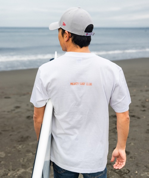 ムラサキスポーツ(ムラサキスポーツ)の「【限定】Mighty Surf Club/マイティーサーフクラブ 半袖Tシャツ バックプリント MTS25ST02(Tシャツ/カットソー・メンズ・ホワイト/ブラック・M/L/XL)」の8枚目の写真