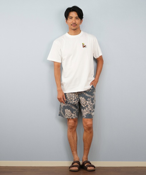 ムラサキスポーツ(ムラサキスポーツ)の「【限定】Mighty Surf Club/マイティーサーフクラブ 半袖Tシャツ バックプリント MTS25ST02(Tシャツ/カットソー・メンズ・ホワイト/ブラック・M/L/XL)」の5枚目の写真